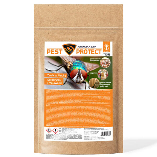 Preparat na muchy do oprysku, malowania PEST PROTECT 100g