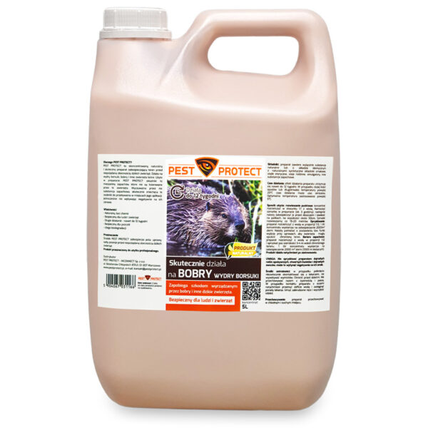 Odstraszacz Środek Preparat na Bobry Wydry Pest Protect 5L